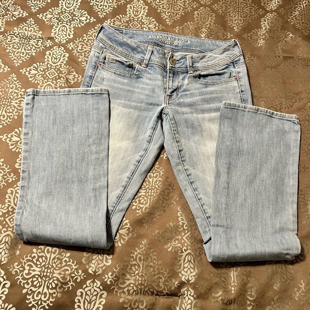 American Eagle jeans, kick boots stretch, size 4